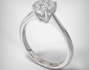 Invisible Ring EM06-0.32ct